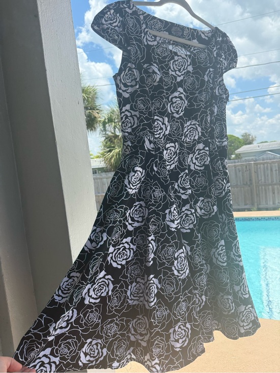Hearts & Roses Dresses & Skirts - Hearts & Roses Black and white rockabilly swing dress pinup girl style 🎸🌹